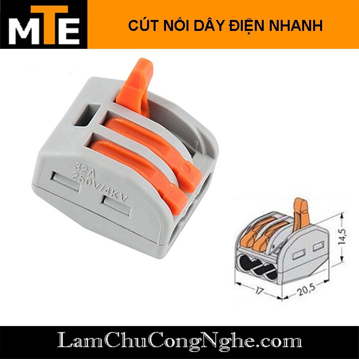 Combo 2 cút nối dây điện nhanh PCT 212, 213