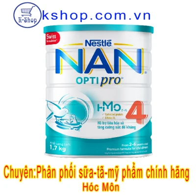 Sữa Bột Nestle NAN Optipro 4 1.7kg HMO Dành Cho Trẻ Trên 2 tuổi MẪU MỚI HMO