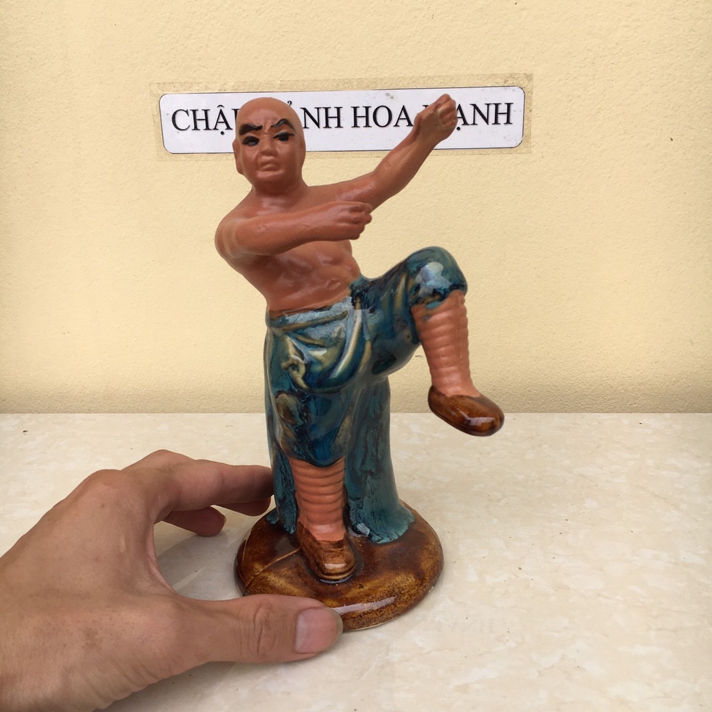 Tượng võ thiếu lâm ghép bonsai SP462