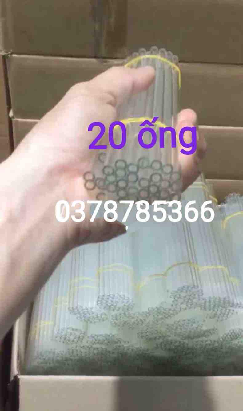Ống hút thuỷ tinh combo 20