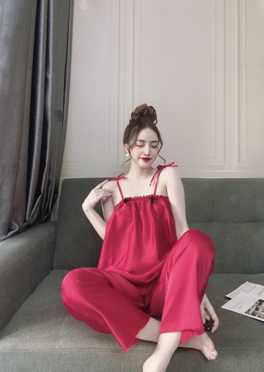 SET BỘ LỤA SATIN 2 DÂY (<60kg)
