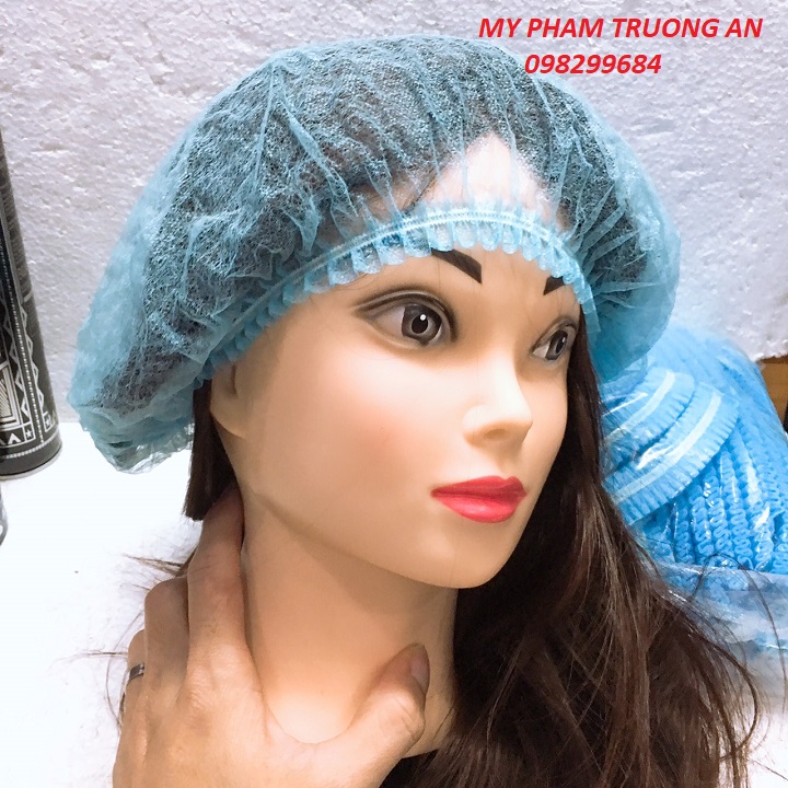 Combo 100 mũ trùm đầu dùng cho salon tóc