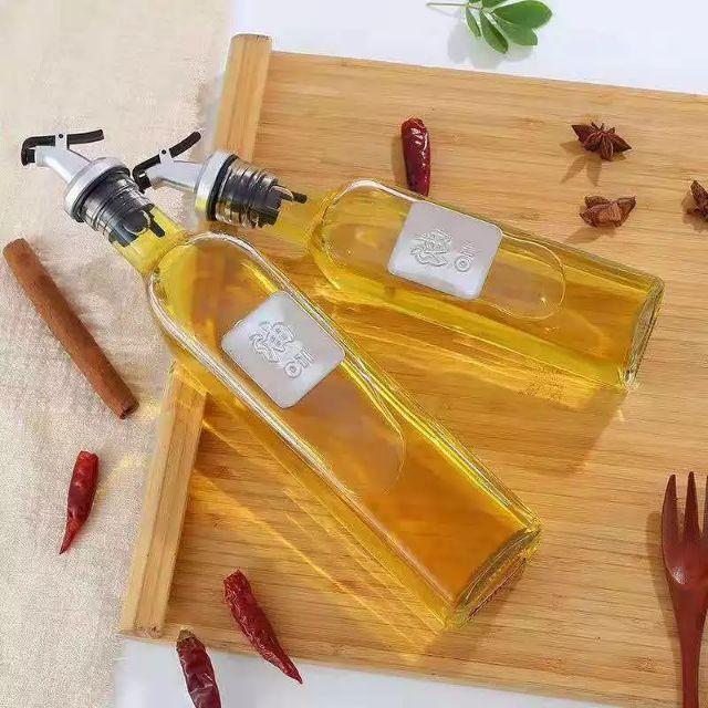 Chai Thủy Tinh Đựng Dầu Ăn, Nước Mắm 500ML