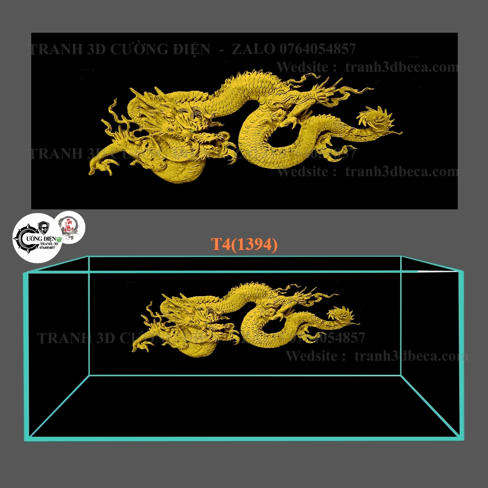 Tranh dán bể cá nhiều kích thướt - Cường Điện