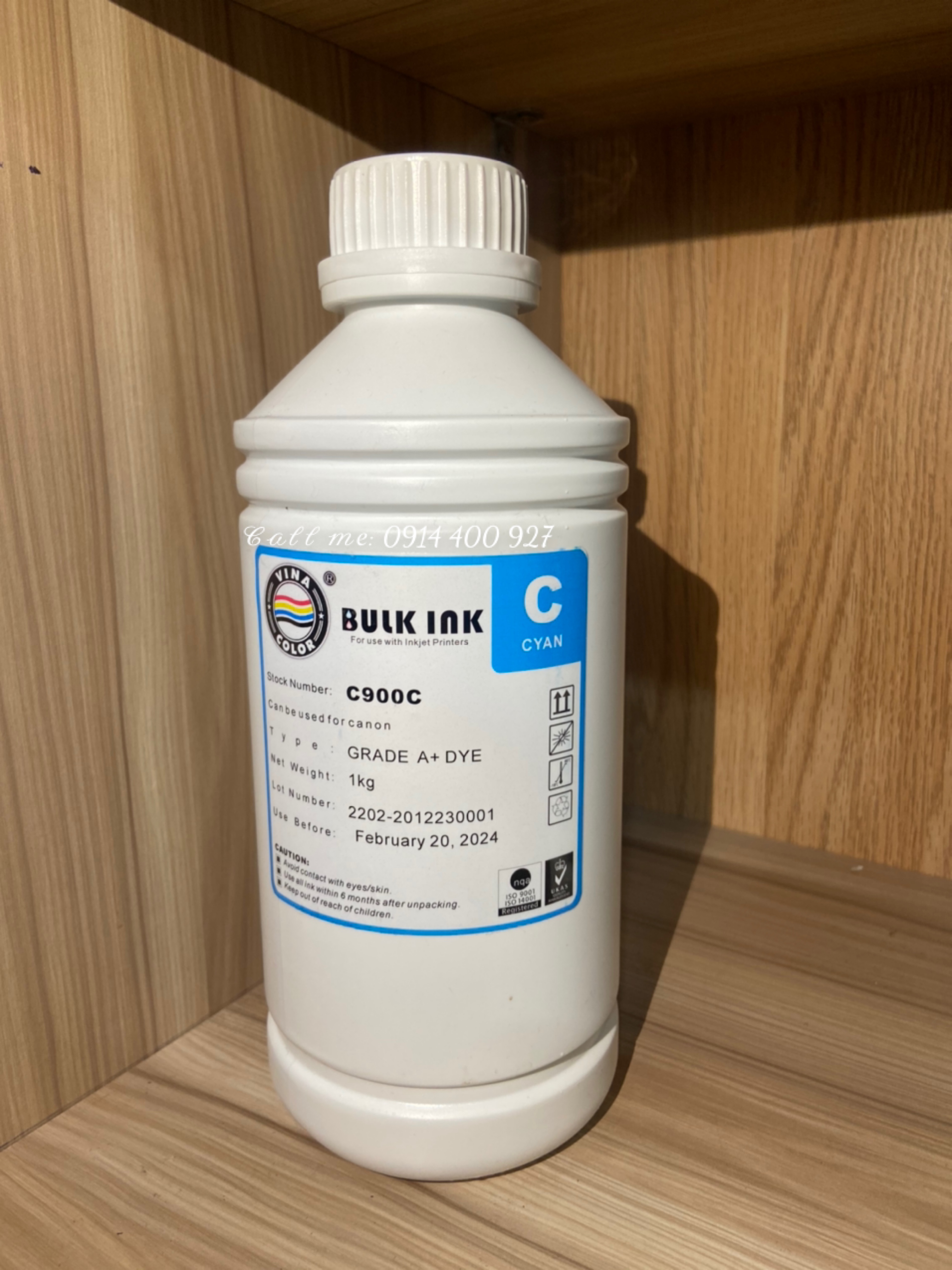 Mực nạp, mực bơm máy in phun Canon/ HP (mực đổ) Bulk ink (1 chai/ 1 lit)