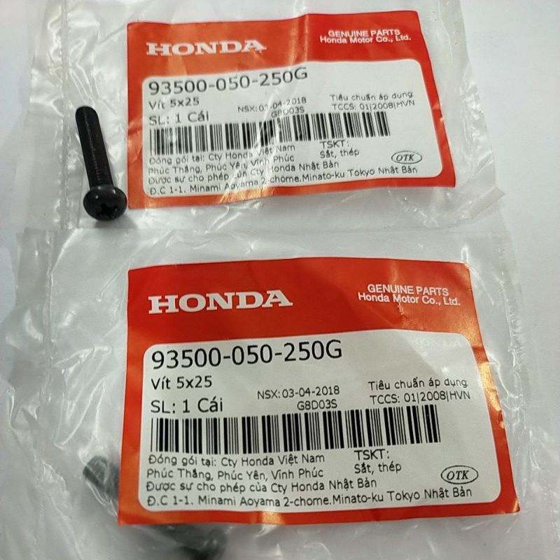 Ốc cùm ga Honda