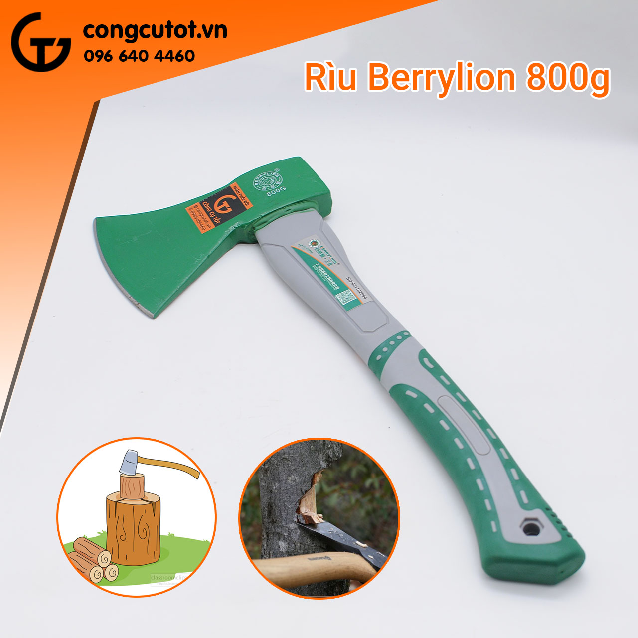 Búa rìu Berrylion 800g, 1000g