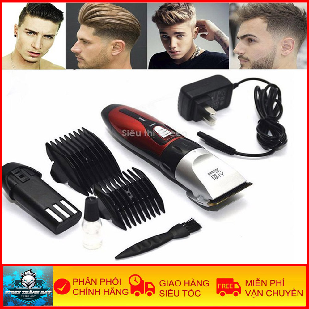 Tông Đơ Cắt Tóc Trẻ Em, Tạo Mẫu Tóc Nam, Chăm Sóc Tóc Gia Đình JC-0817 Kèm Bộ Dụng Cụ Tạo Mẫu Tóc Chuyên Nghiệp - Bảo Hành 6 Tháng