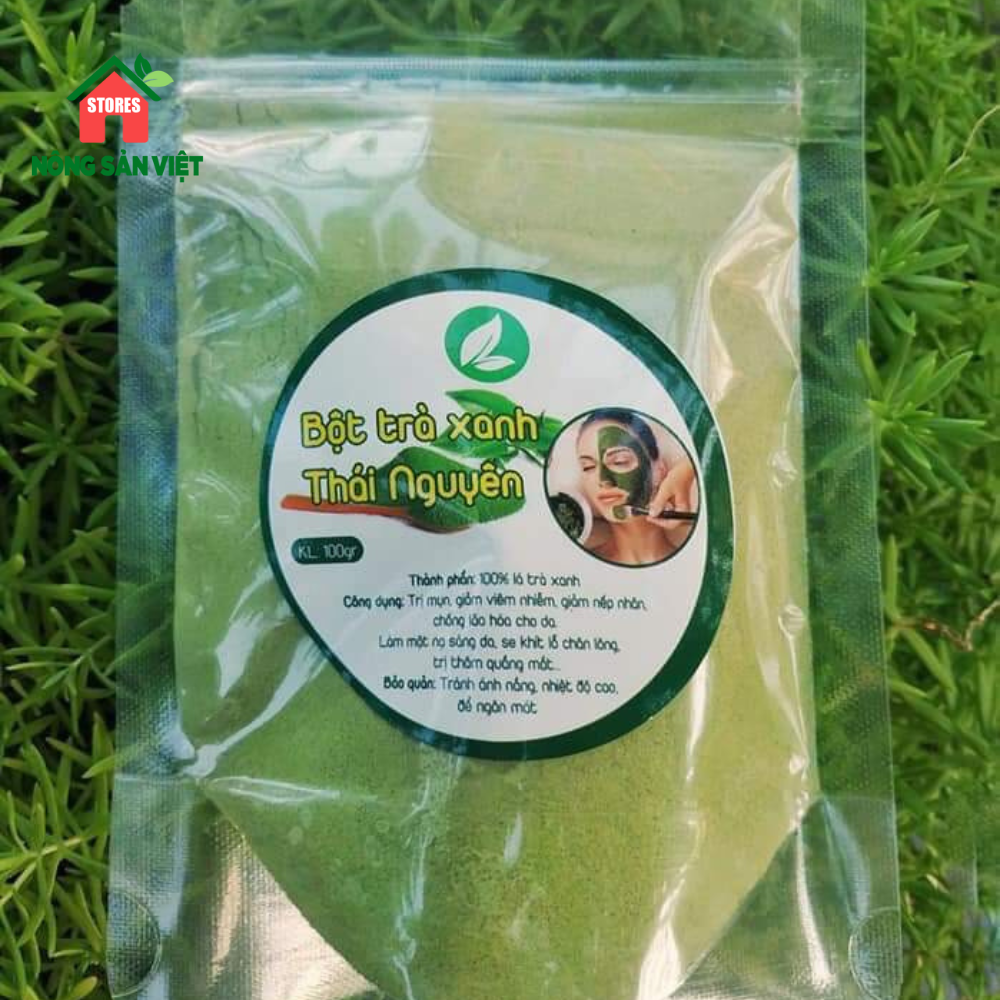 Bột trà xanh nguyên chất 100gr