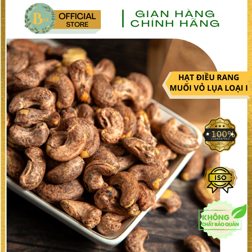 Roasted cashew nuts salt raw silk 500gr