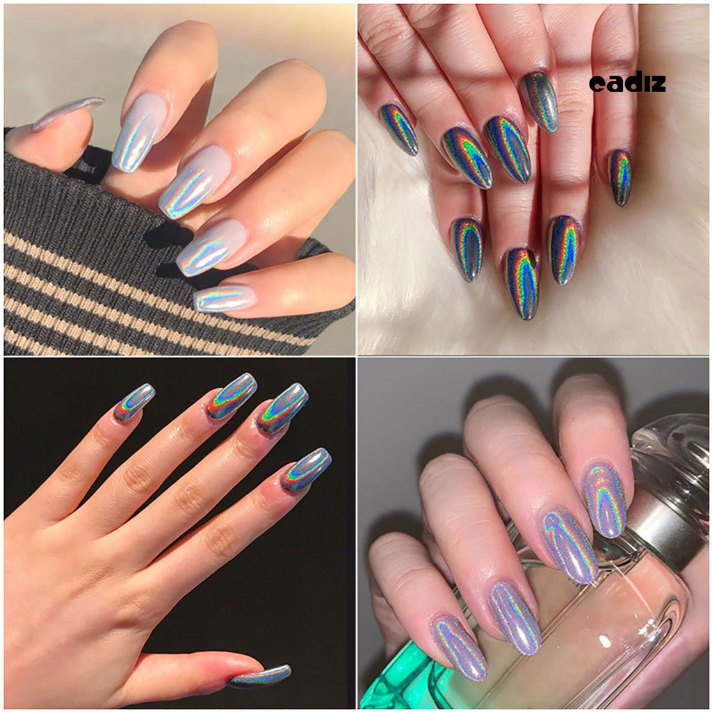 [Good Price] Set of 12 Jars of Mirror-Coated Powder Specialized for Nail Art