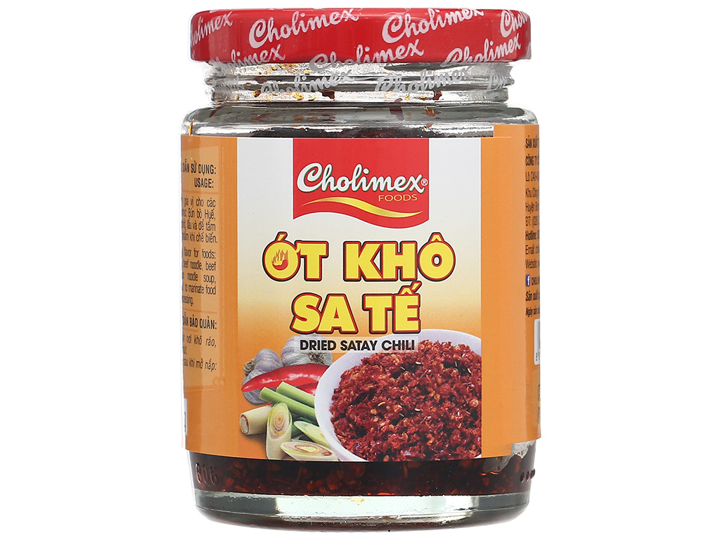 (MẪU MỚI) Ớt sa tế/Ớt khô sa tế Cholimex hũ (100-150g)