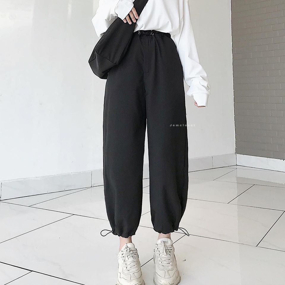 QUẦN JOGGER DÂY RÚT EO BASIC NAM NỮ THỜI TRANG UNISEX CÁ TÍNH