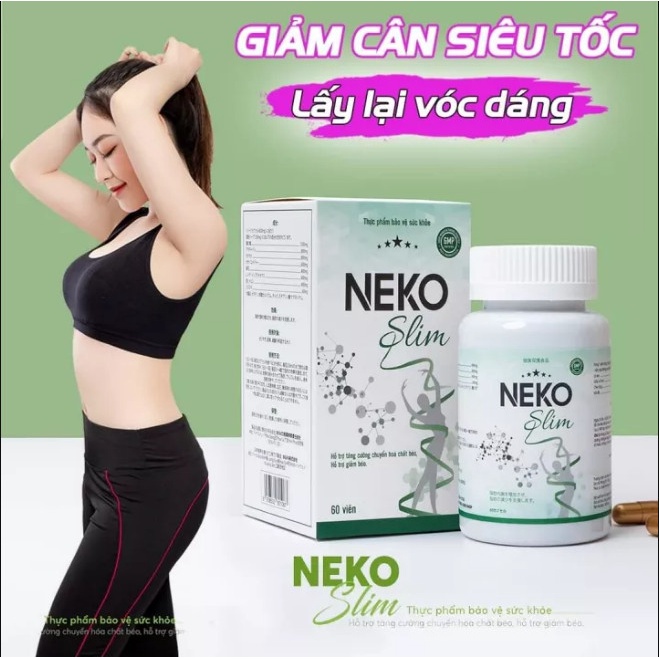 Neko slim box 60 PCs👍Neko slim fast weight loss diet pill safe herbal detox non slimming diet pill