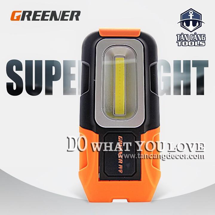 Đèn pin chiếu sáng tích hợp nam châm greener