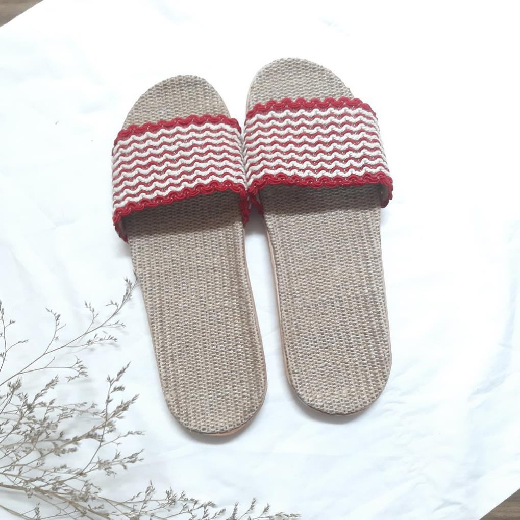 [Dép Đi Biển] Dép Cói Đi Biển Phong Cách Boho Có Ảnh Thật