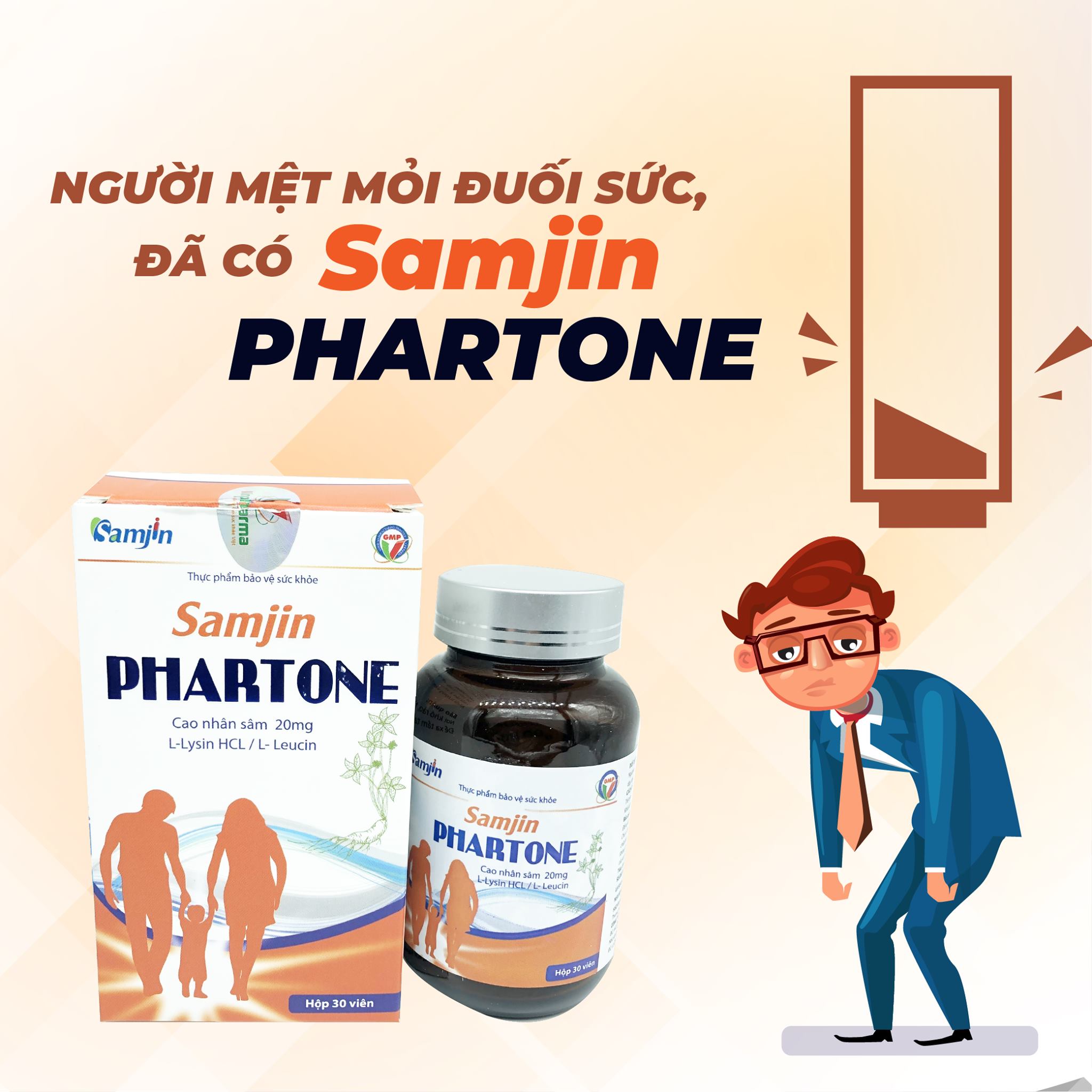 [HCM]Nhân sâm Samjin Phartone