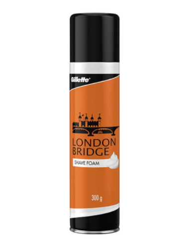 [HCM]Bọt cạo râu Gillette London Bridge 300g