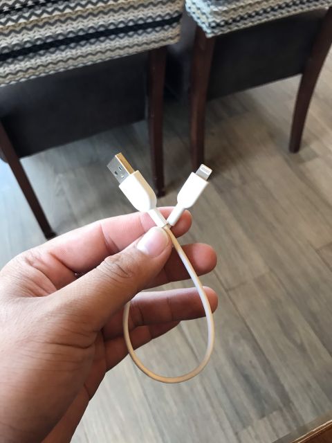 Cáp iphone dài 25cm
