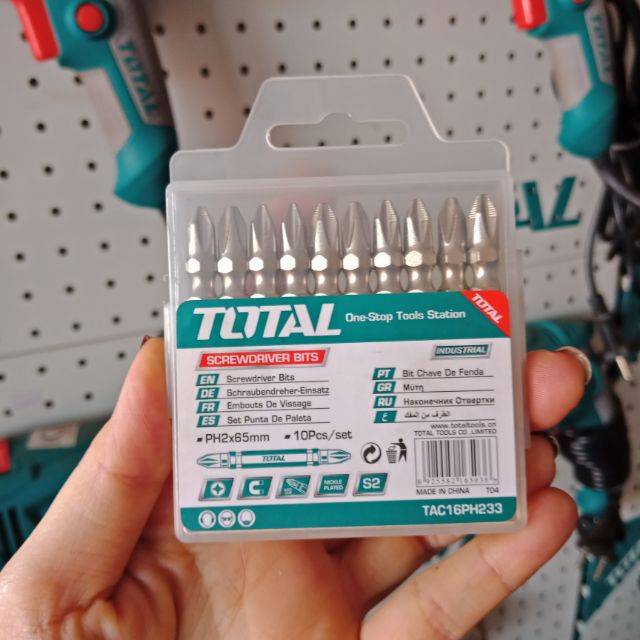 Mũi bắn vít 2 đầu total tac16ph233