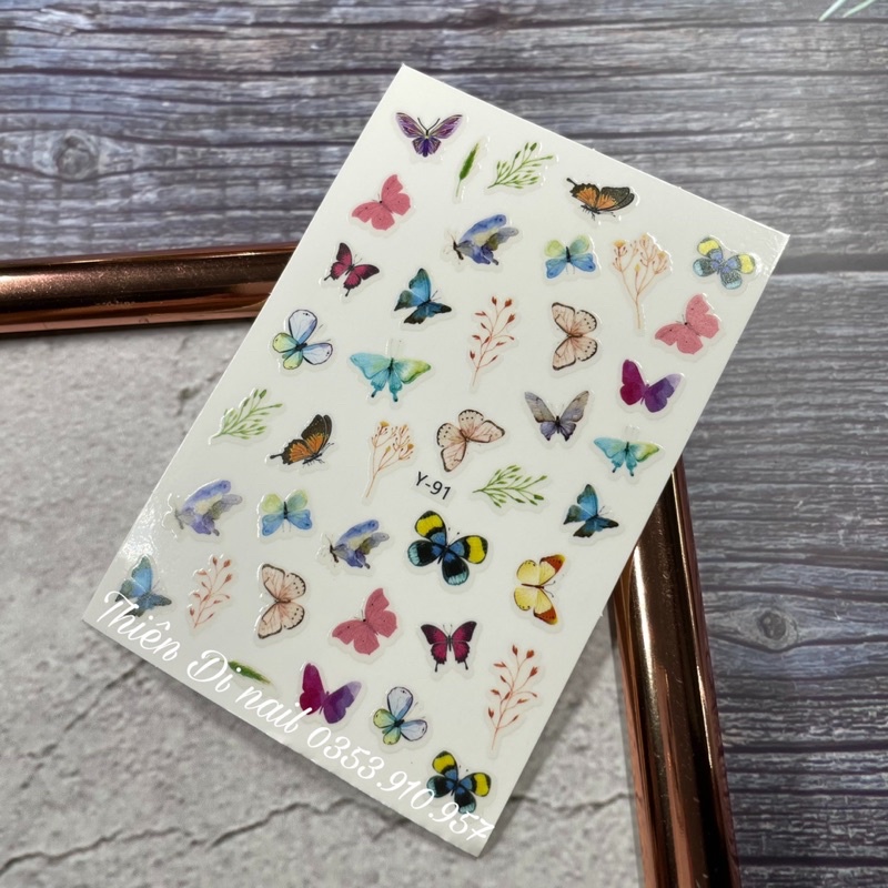 Stick trang trí móng hoạ tiết siêu đẹp, siêu độc, stick dán móng MOON NAIL