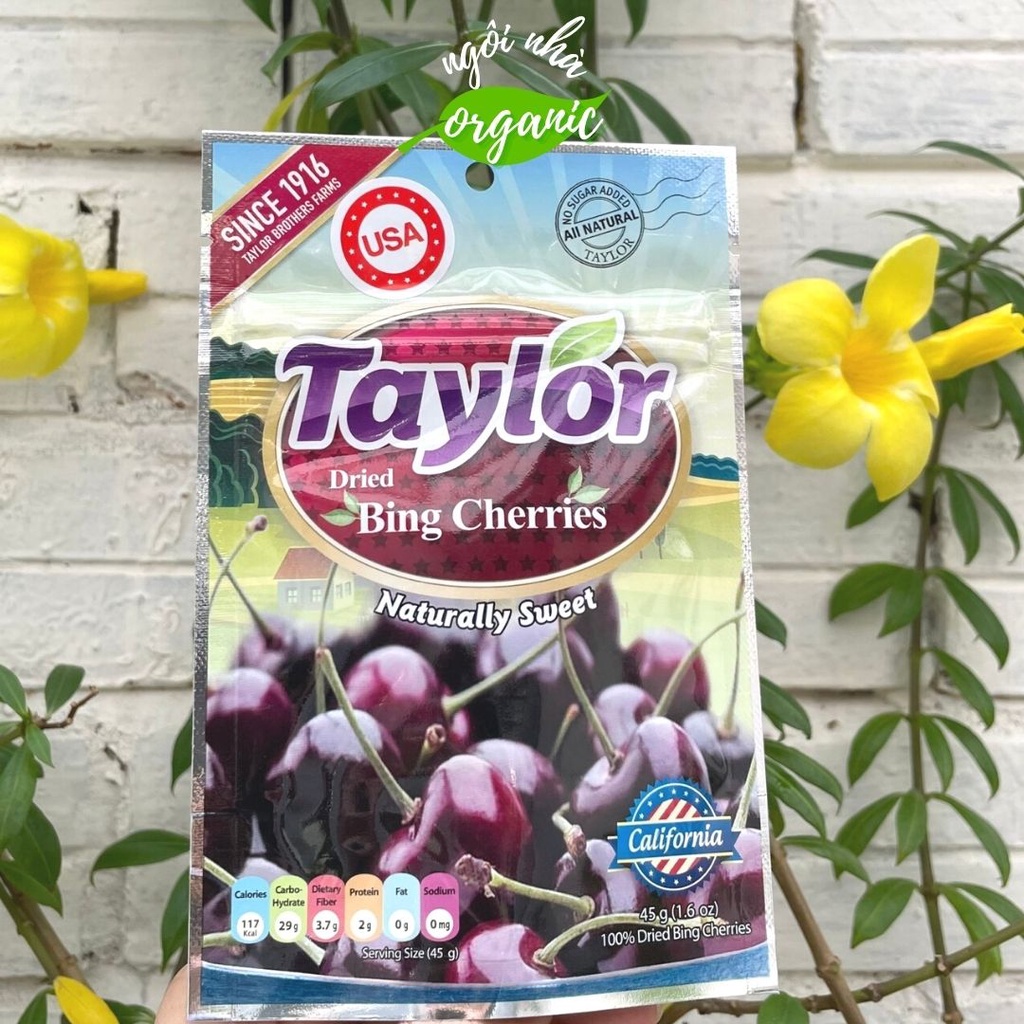 Cherry khô (Anh đào khô) tự nhiên Taylor