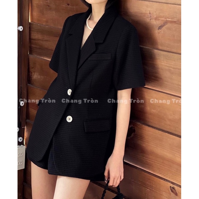 Full Sét Blazer Chang Cao Cấp - Chang tròn