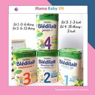 [Chính Hãng] Sữa bột Bledilait Bledina Pháp số 1 2 3