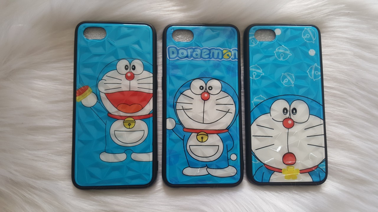 Ốp lưng 3D kim cương Doraemon Oppo A1k/ Realme C2