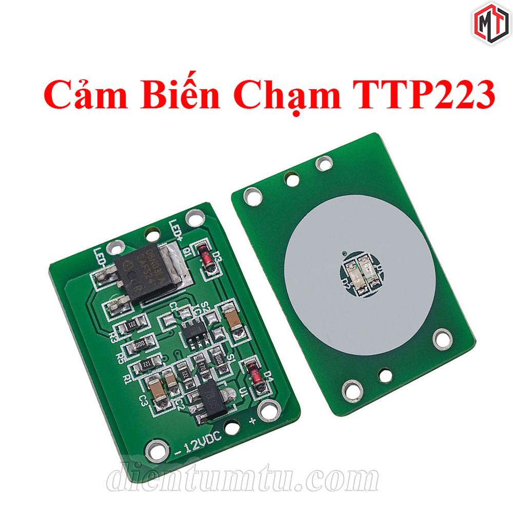 Module cảm biến chạm điện dung ttp223 - 12vdc - touch sensor