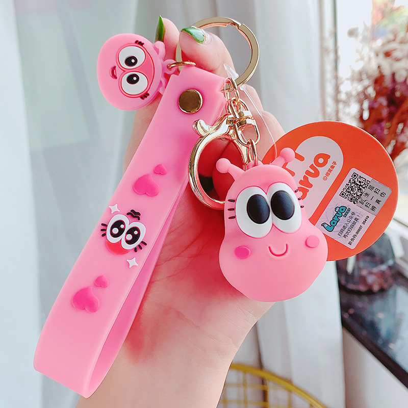 [HCM]Móc khóa sâu Larva cao cấp siêu xịn