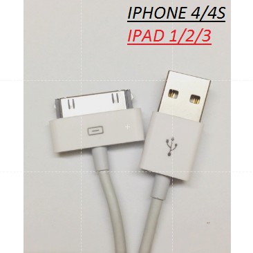 [HCM]Dây Cáp Sạc Cho Iphone 4 / Iphone 4s - IPAD 1/2/3