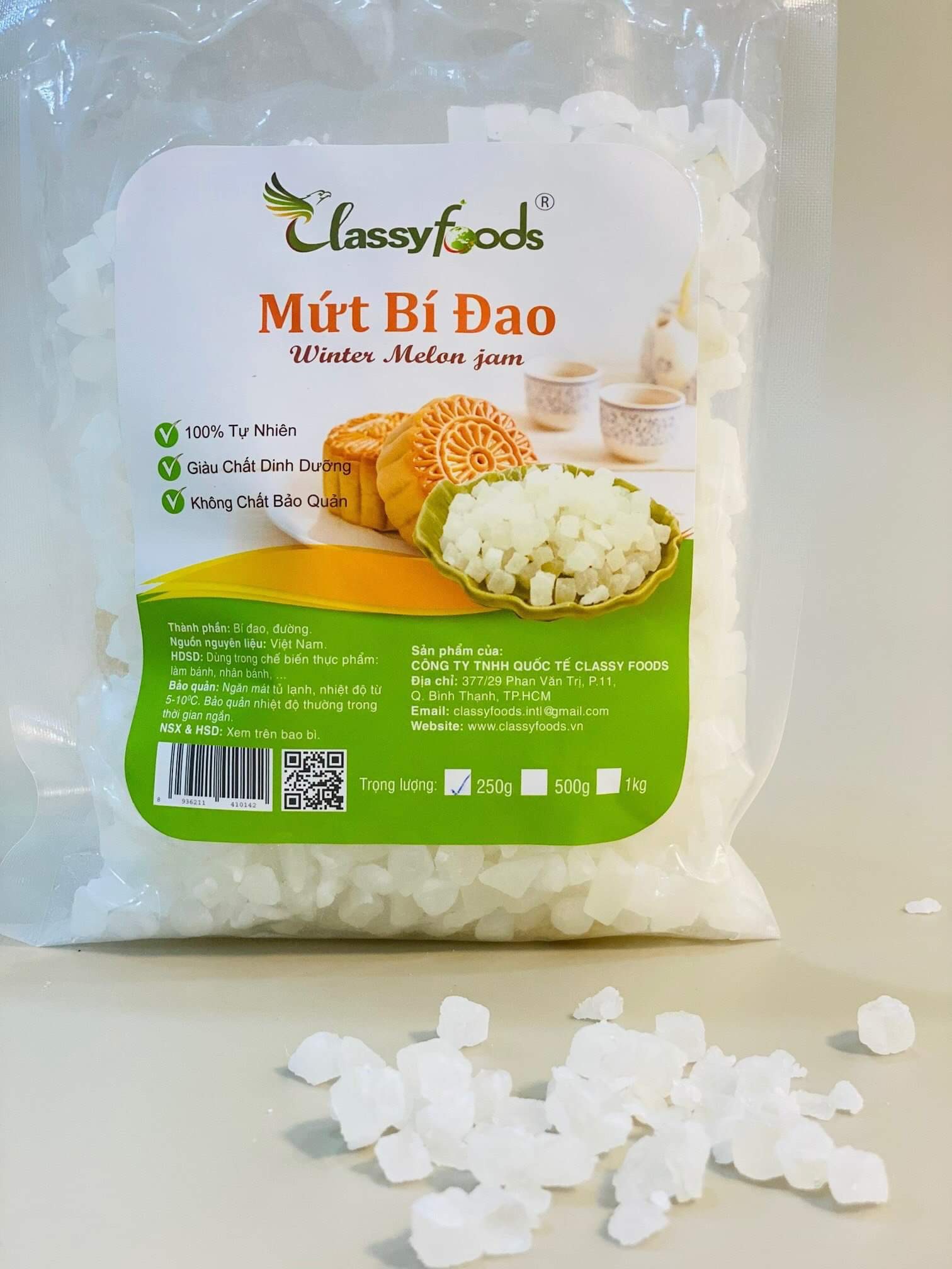 Nguyên Liệu Làm bánh Trung thu -Bí đao
