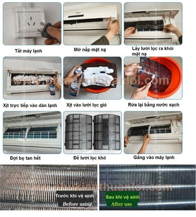 [HCM]BÌNH VỆ SINH MÁY LẠNH AVANTEC 600ML