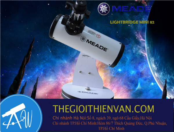 Kính thiên văn phản xạ Meade LightBridge Mini 82mm