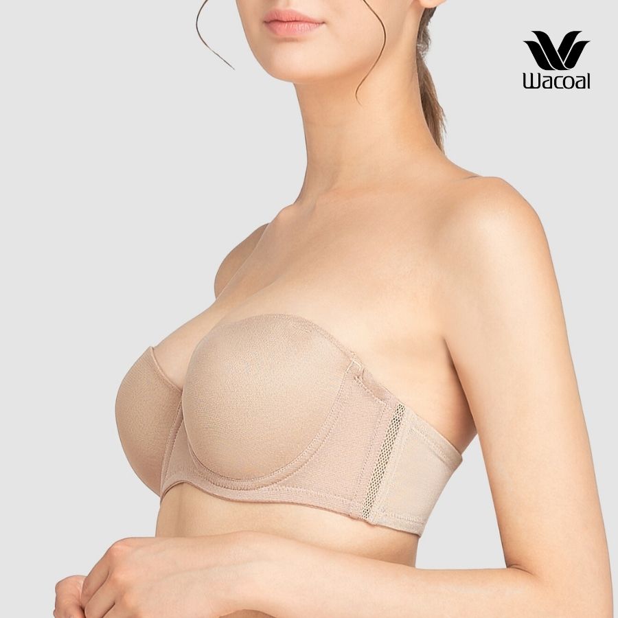Áo lót Wacoal VVB5802 có gọng (có size lớn) chống tuột mút dày 3cm có khe nhét mút áo quây tháo dây - VB5802