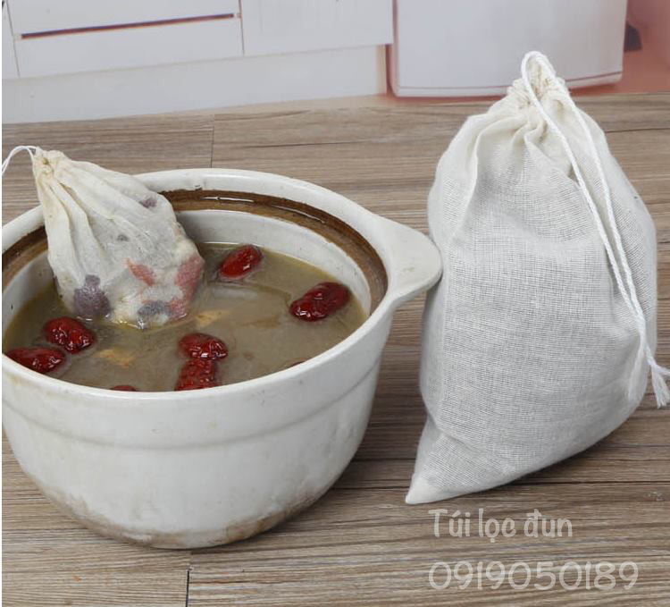Túi lọc đun nấu cỡ to ( set 5 chiếc)