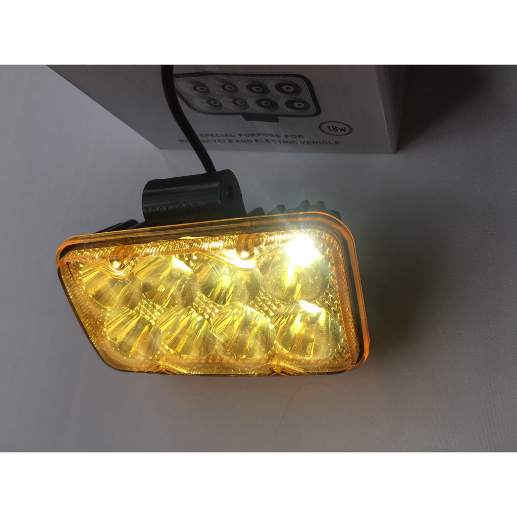 🌴 Đèn trợ sáng xe máy 8 mắt led lắp cho mọi loại xe 🌴