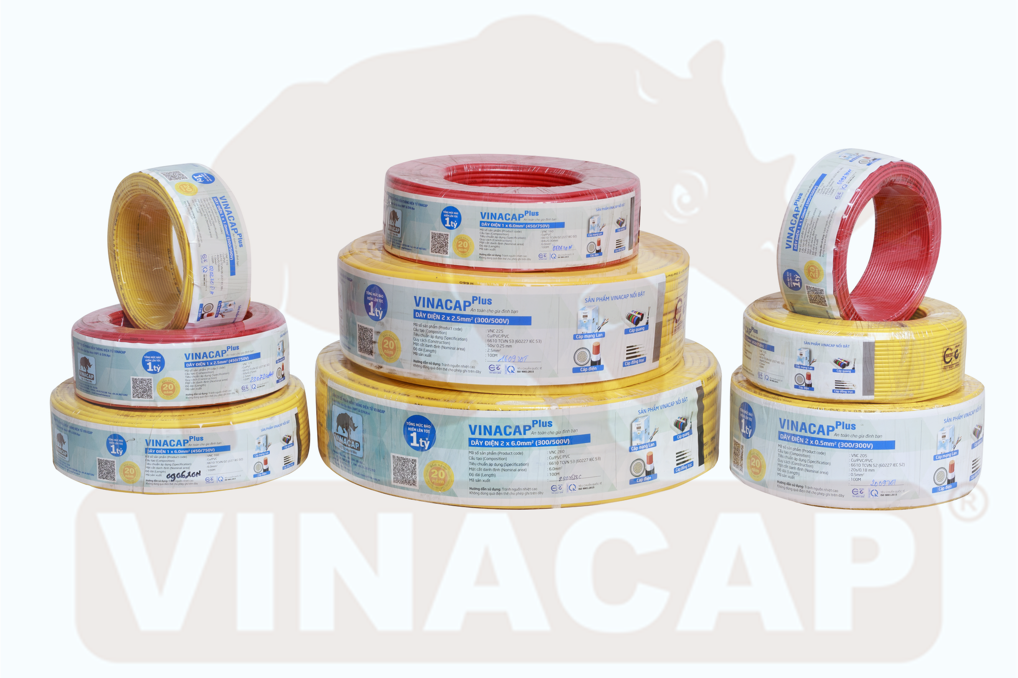 Dây điện 2x2.5 Vinacap (5 mét)