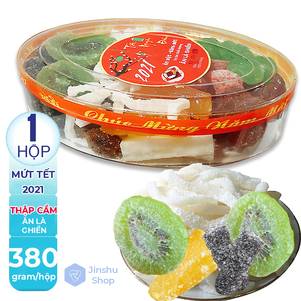 [ MỨT TẾT NGON, LUÔN DATE MỚI ] 01 Hộp Mứt Trái Cây Thập Cẩm Đà Lạt (Date: 06 tháng)-[ 12.12 Hot Deals ]