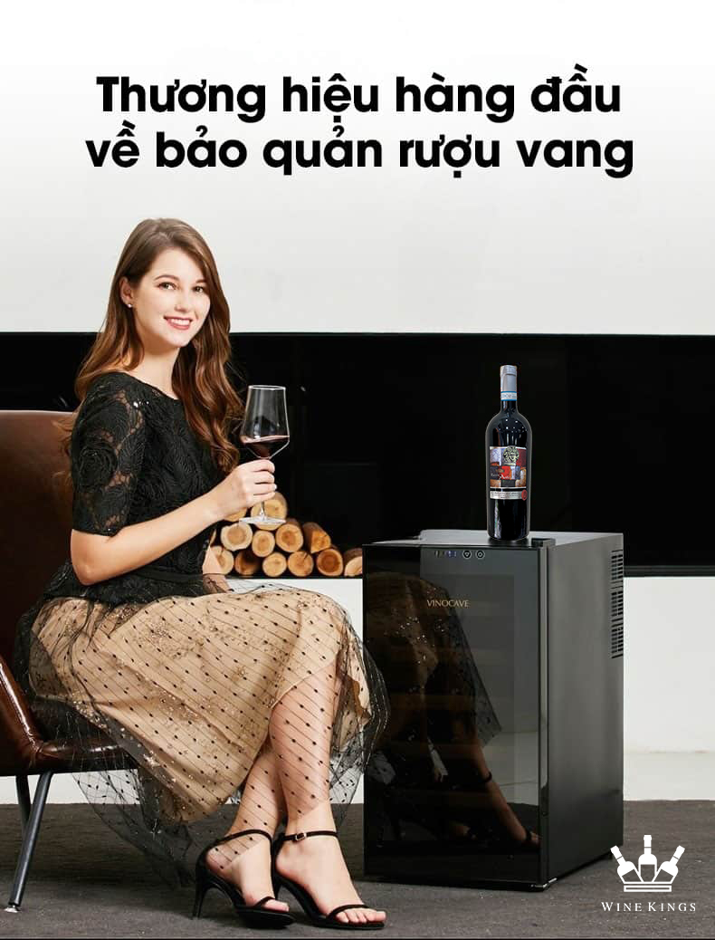 Tủ đựng rượu vang Vinocave nhập khẩu 28 chai
