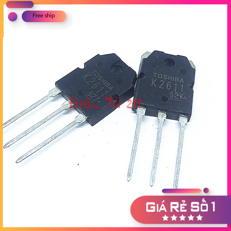 MOSFET K2611 N-CH 9A 900V Kênh N