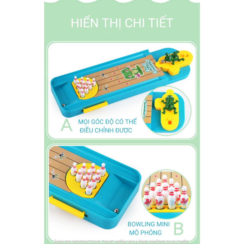 Bộ đồ chơi Bowling Ếch cho trẻ em