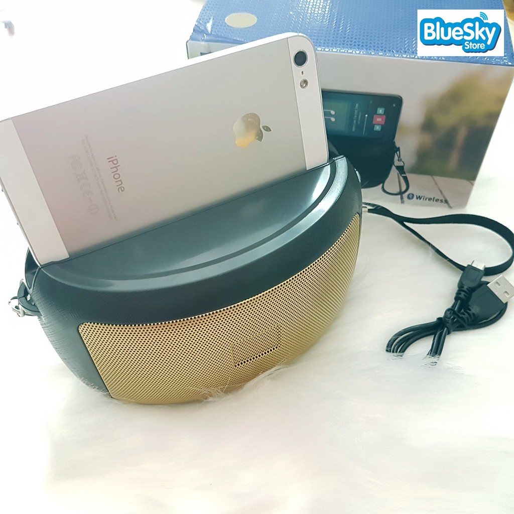 [HCM]Loa Bluetooth H11 có giá đỡ điện thoại
