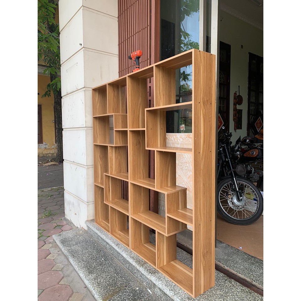 Kệ Sách Gỗ Để Sàn Đa Tầng Thông Minh