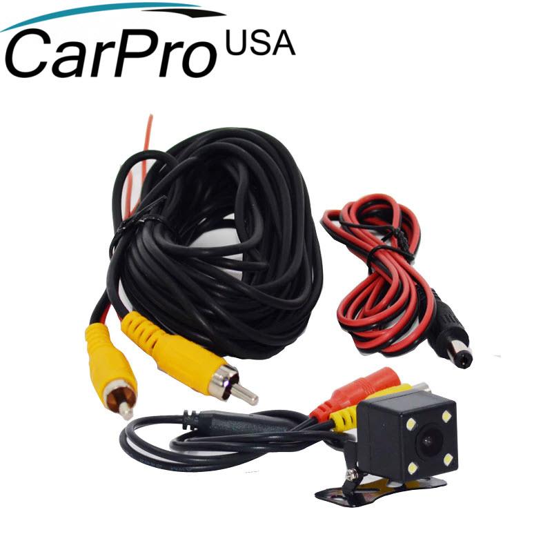 Camera lùi chống nước 4 đèn LED ( Màu đen)