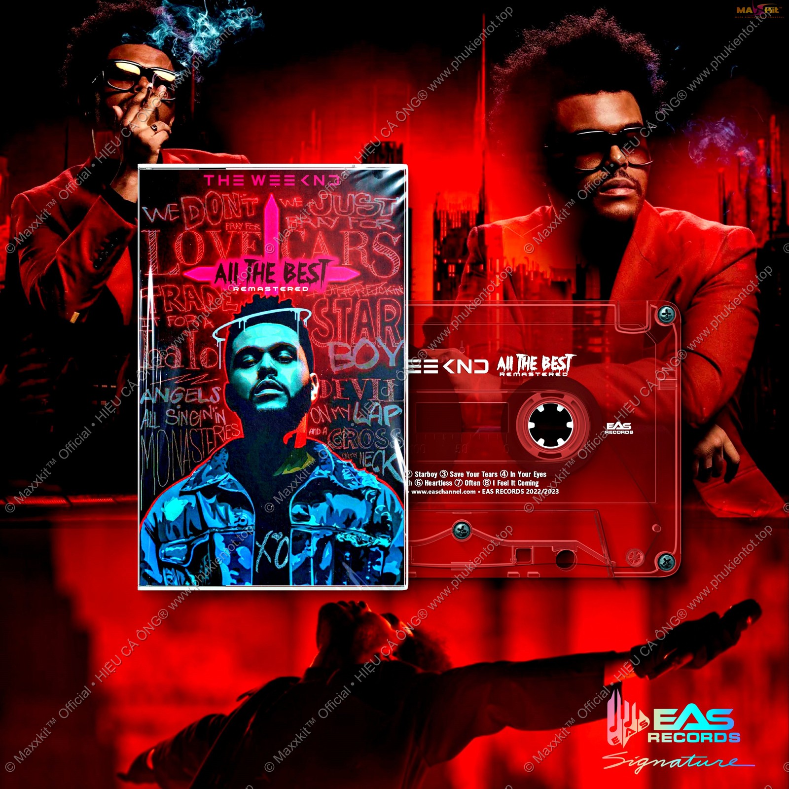 Băng cassette THE WEEKND - All The Best (Remastered) - EAS Records