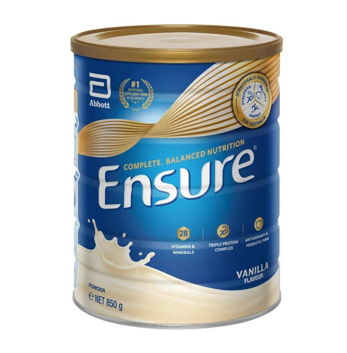 Sữa bột Ensure Úc hương Vanila 850g