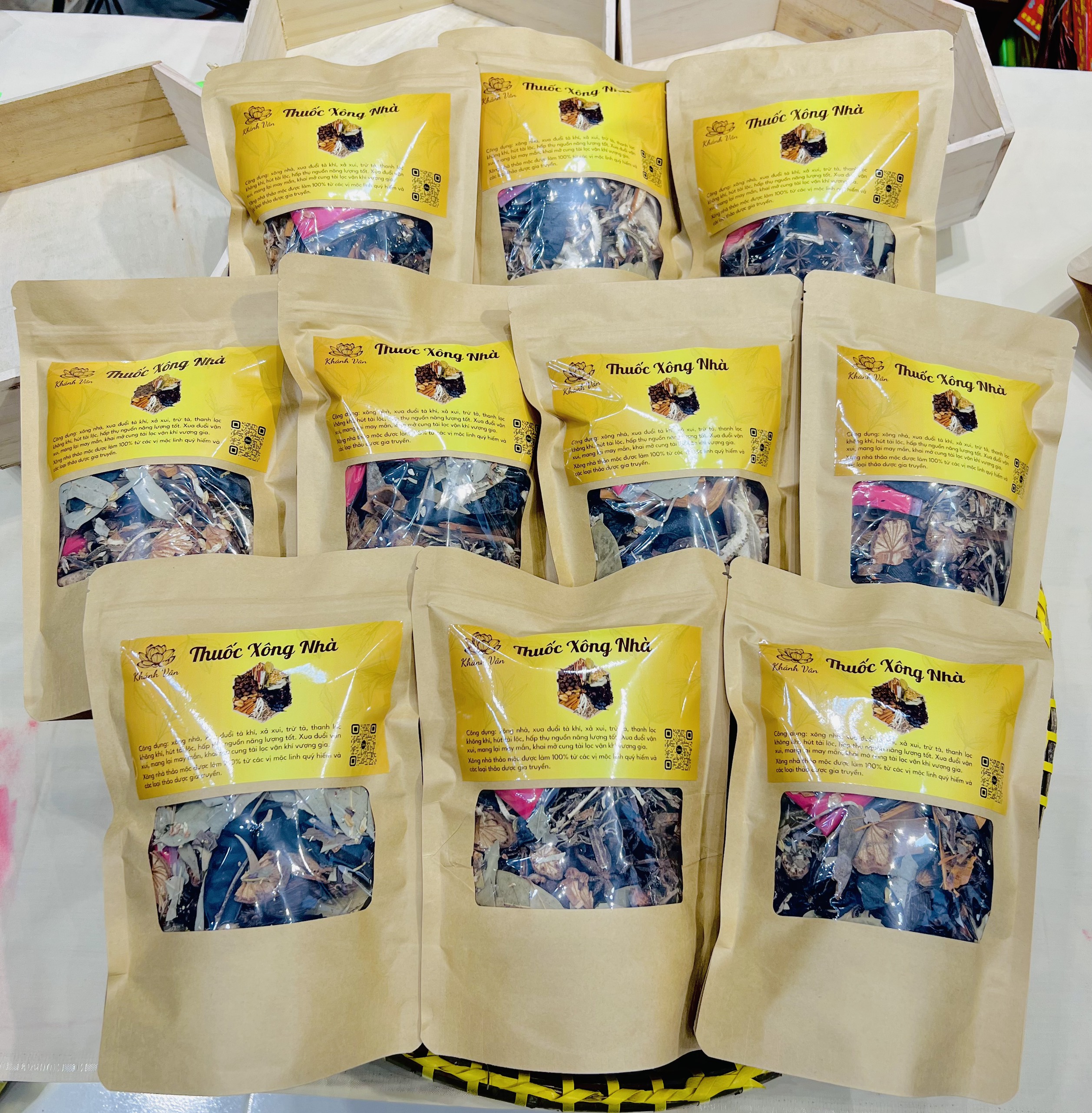 Thuốc Xông Nhà Thảo Mộc - Khánh Vân ( Ảnh Thật )