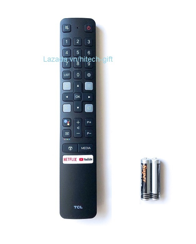 Remote điều khiển tivi tcl giọng nói smart tv netflix youtube rc901v fmr1